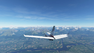 Approaching the Italian Alps from the south